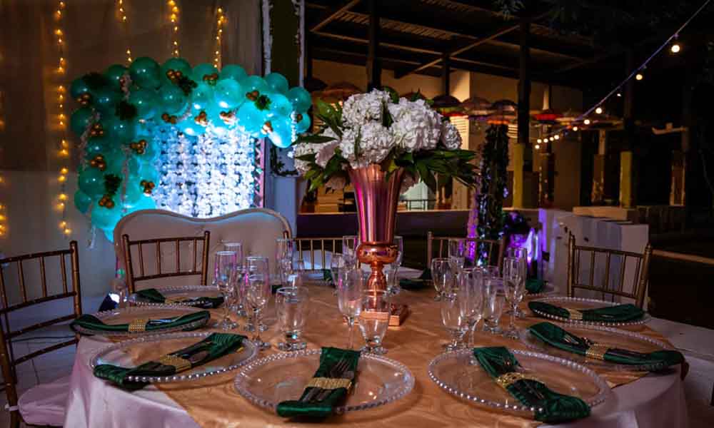 Decoracion mesa y salon para fiestas